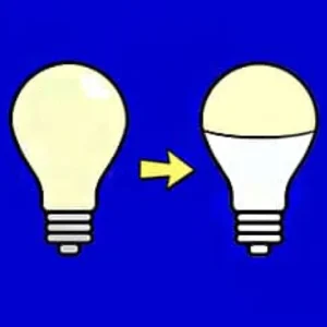 save money by switching to LED Lightbulbs