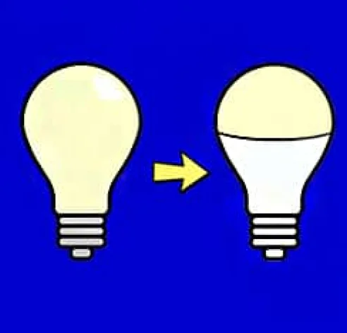 Reduzca el consumo de energía: cambie las bombillas incandescentes por bombillas LED