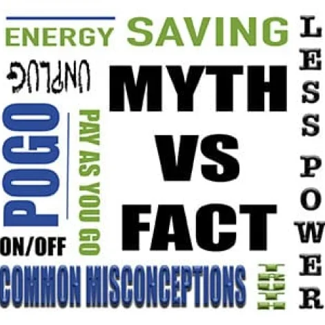 Ahorro de energía: Mito vs. Realidad