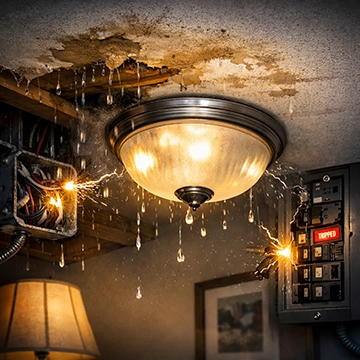 roof leaks affect electric bill