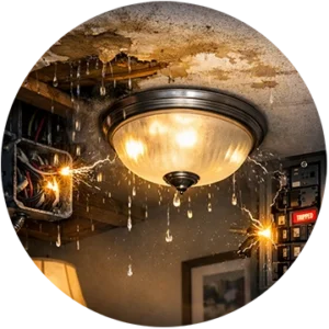 increased electric cost roof leaks